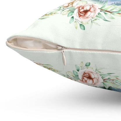 It Is Well With My Soul Floral Christian Pillow