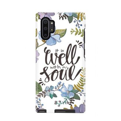 It Well With My Soul Phone Case - Christian Phone Cases- Iphone Samsung Cases Christian