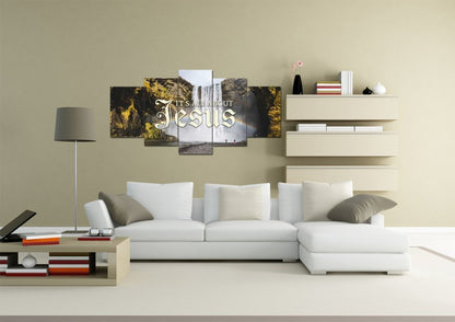 It's All About Jesus Wall Art Canvas Print - Christian Canvas Wall Art