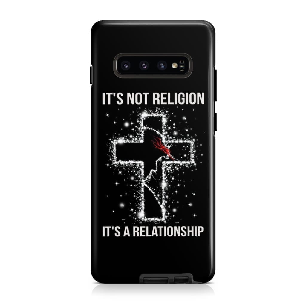 It's Not Religion It's A Relationship Christian Phone Case - Jesus Phone Case - Inspirational Bible Scripture iPhone Cases
