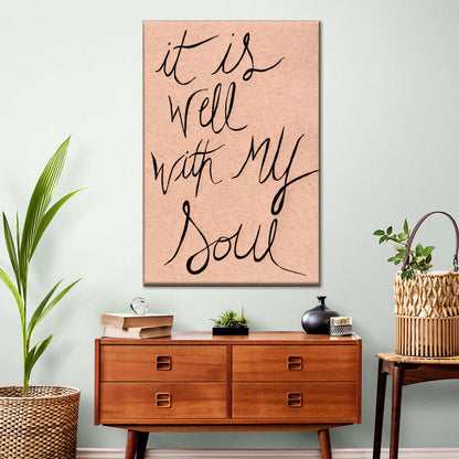 It's Well Canvas Wall Art - Canvas Religious Wall Art - Christian Wall Decor Living Room