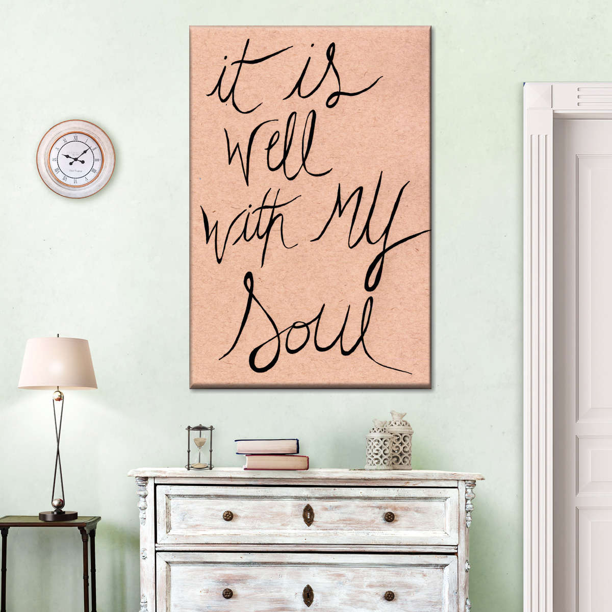 It's Well Canvas Wall Art - Canvas Religious Wall Art - Christian Wall Decor Living Room