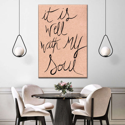 It's Well Canvas Wall Art - Canvas Religious Wall Art - Christian Wall Decor Living Room