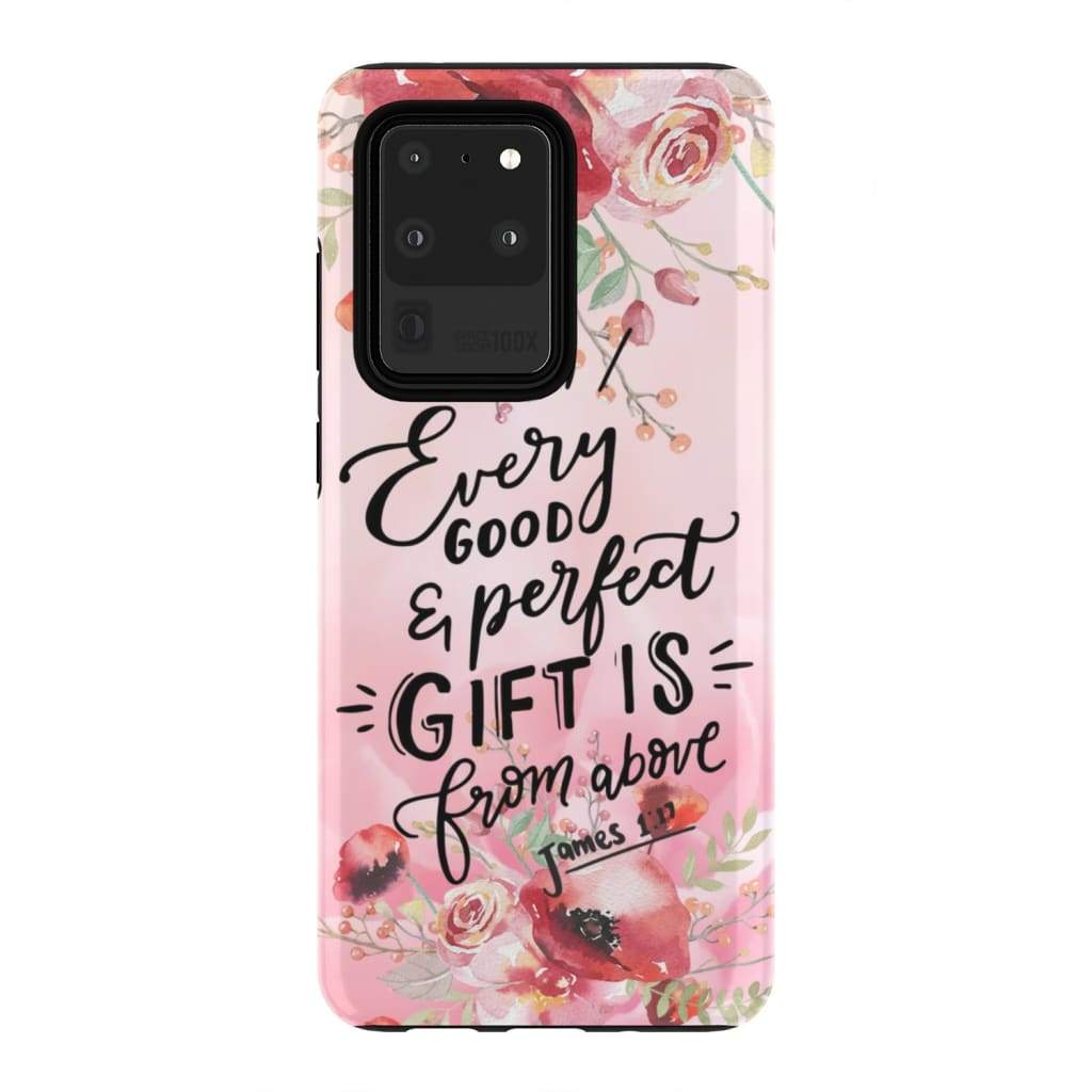 James 117 Every Good And Perfect Gift Is From Above Phone Case - Inspirational Bible Scripture iPhone Cases