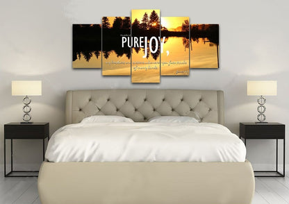 James 12 Niv Consider It Pure Joy Wall Art Canvas Print - Christian Canvas Wall Art