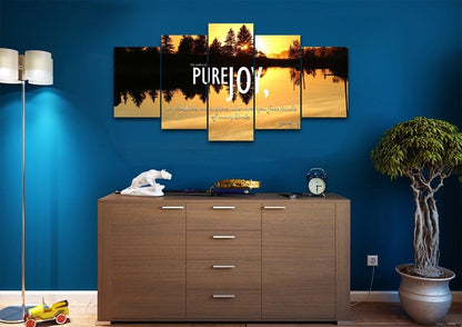 James 12 Niv Consider It Pure Joy Wall Art Canvas Print - Christian Canvas Wall Art