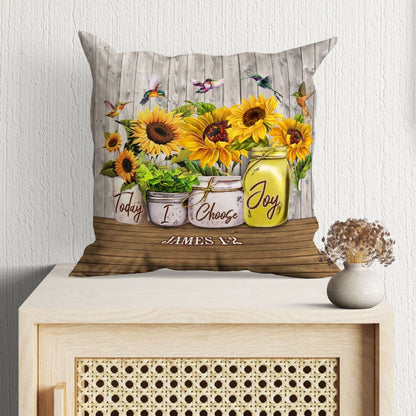 James 12 Today I Choose Joy Christian Pillow