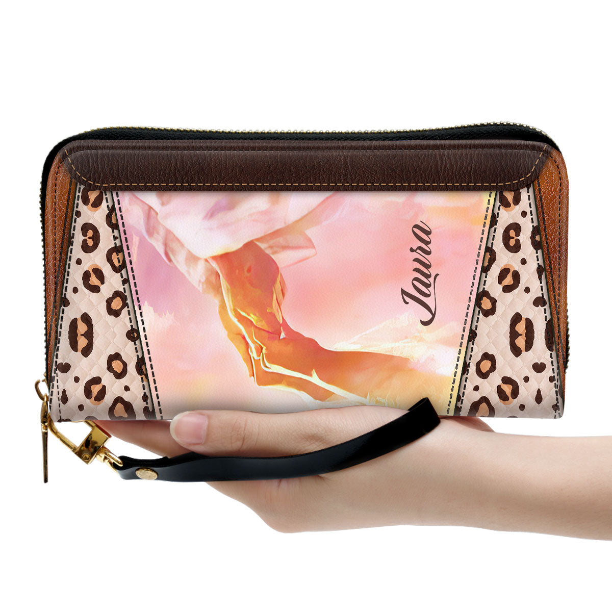 James 410 Spiritual Gifts For Women Of God Humble Yourselves Before The Lord Clutch Purse For Women - Personalized Name - Christian Gifts For Women