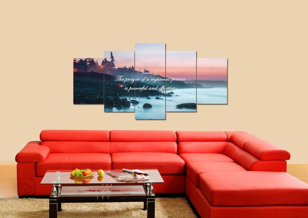 James 516 Wall Art Canvas Print - Christian Canvas Wall Art