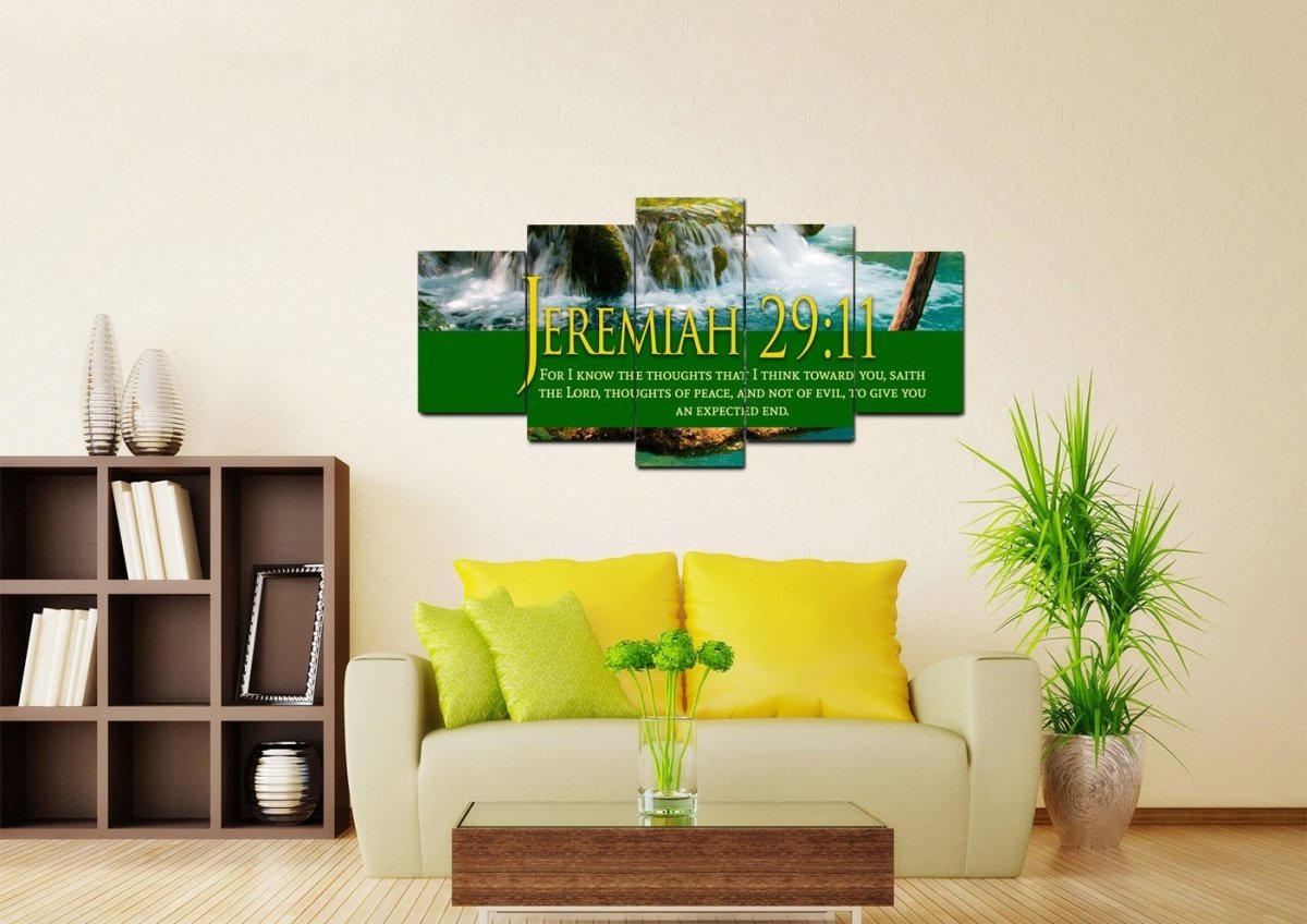 Jeremiah 2911 Kjv #11 Bible Verse Canvas Wall Art - Christian Canvas Wall Art