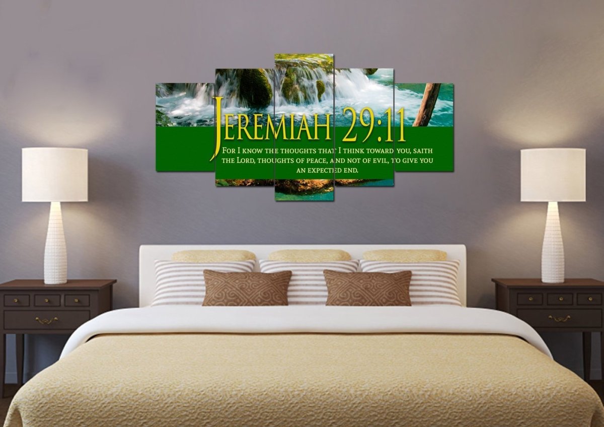 Jeremiah 2911 Kjv #11 Bible Verse Canvas Wall Art - Christian Canvas Wall Art