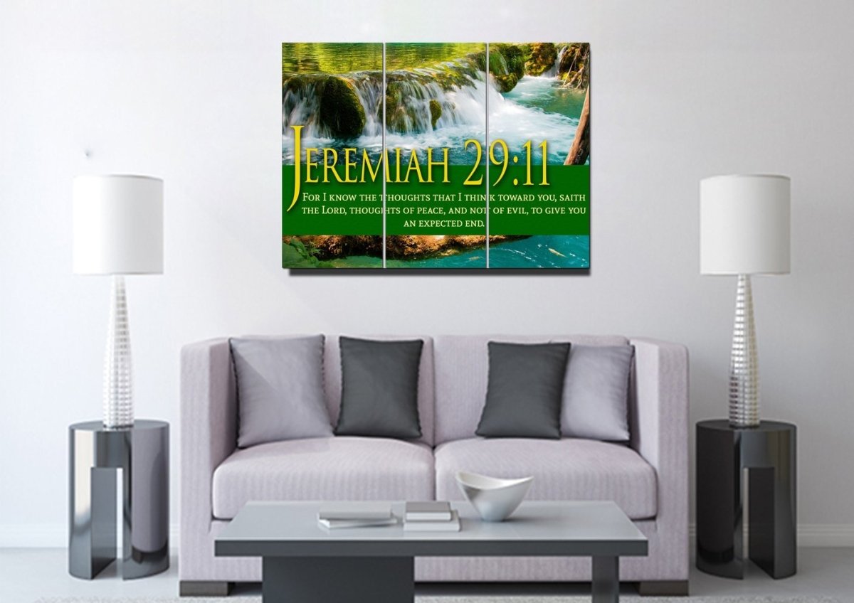 Jeremiah 2911 Kjv #11 Bible Verse Canvas Wall Art - Christian Canvas Wall Art