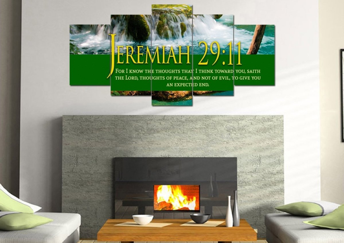 Jeremiah 2911 Kjv #11 Bible Verse Canvas Wall Art - Christian Canvas Wall Art