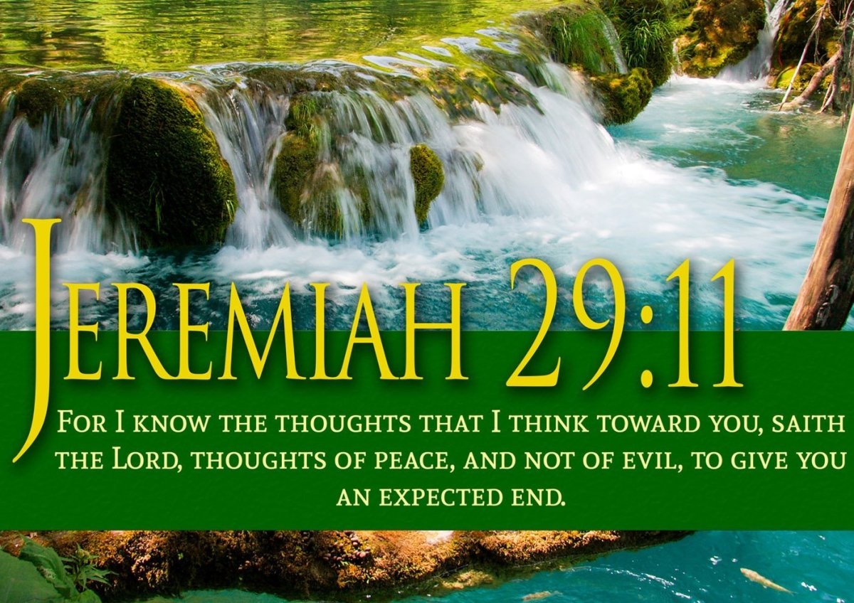 Jeremiah 2911 Kjv #11 Bible Verse Canvas Wall Art - Christian Canvas Wall Art