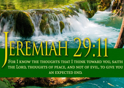 Jeremiah 2911 Kjv #11 Bible Verse Canvas Wall Art - Christian Canvas Wall Art