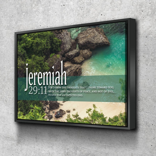 Jeremiah 2911 Kjv #12 Bible Verse Canvas Wall Art - Christian Canvas Wall Art
