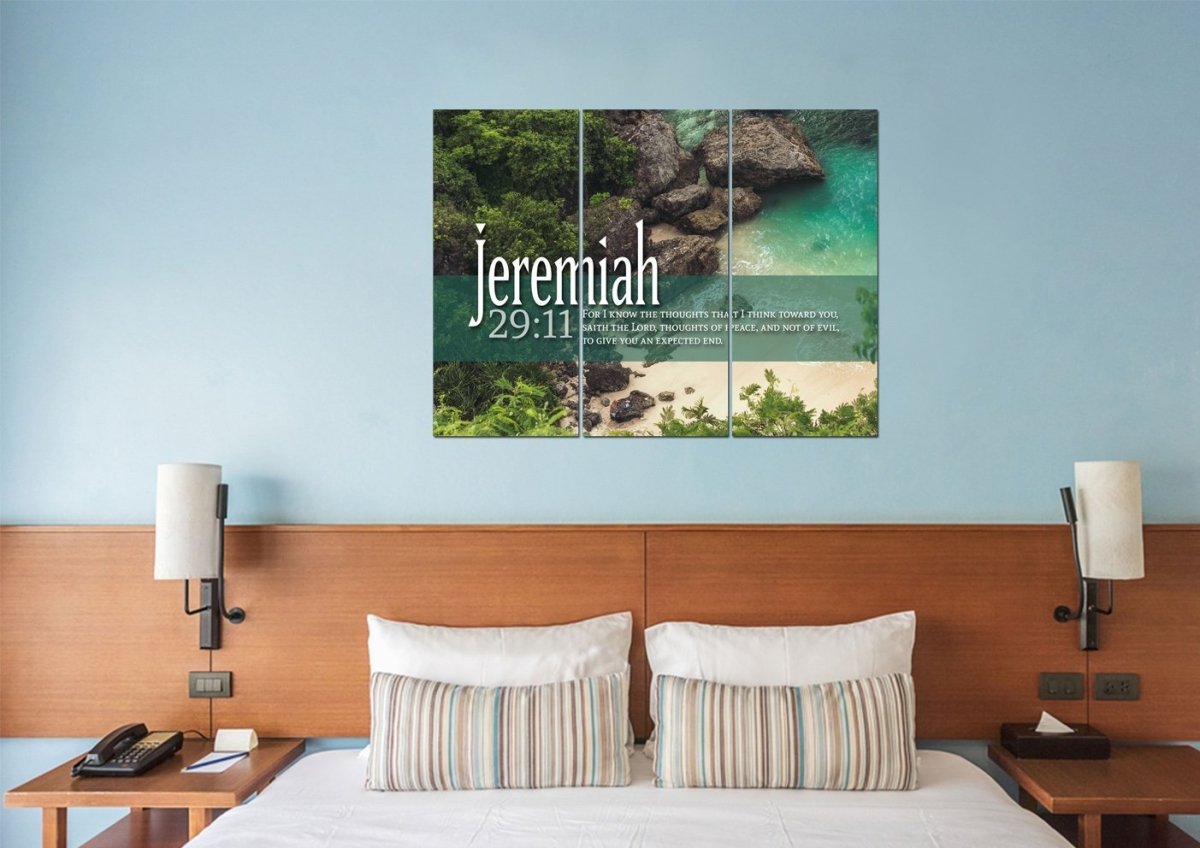 Jeremiah 2911 Kjv #12 Bible Verse Canvas Wall Art - Christian Canvas Wall Art