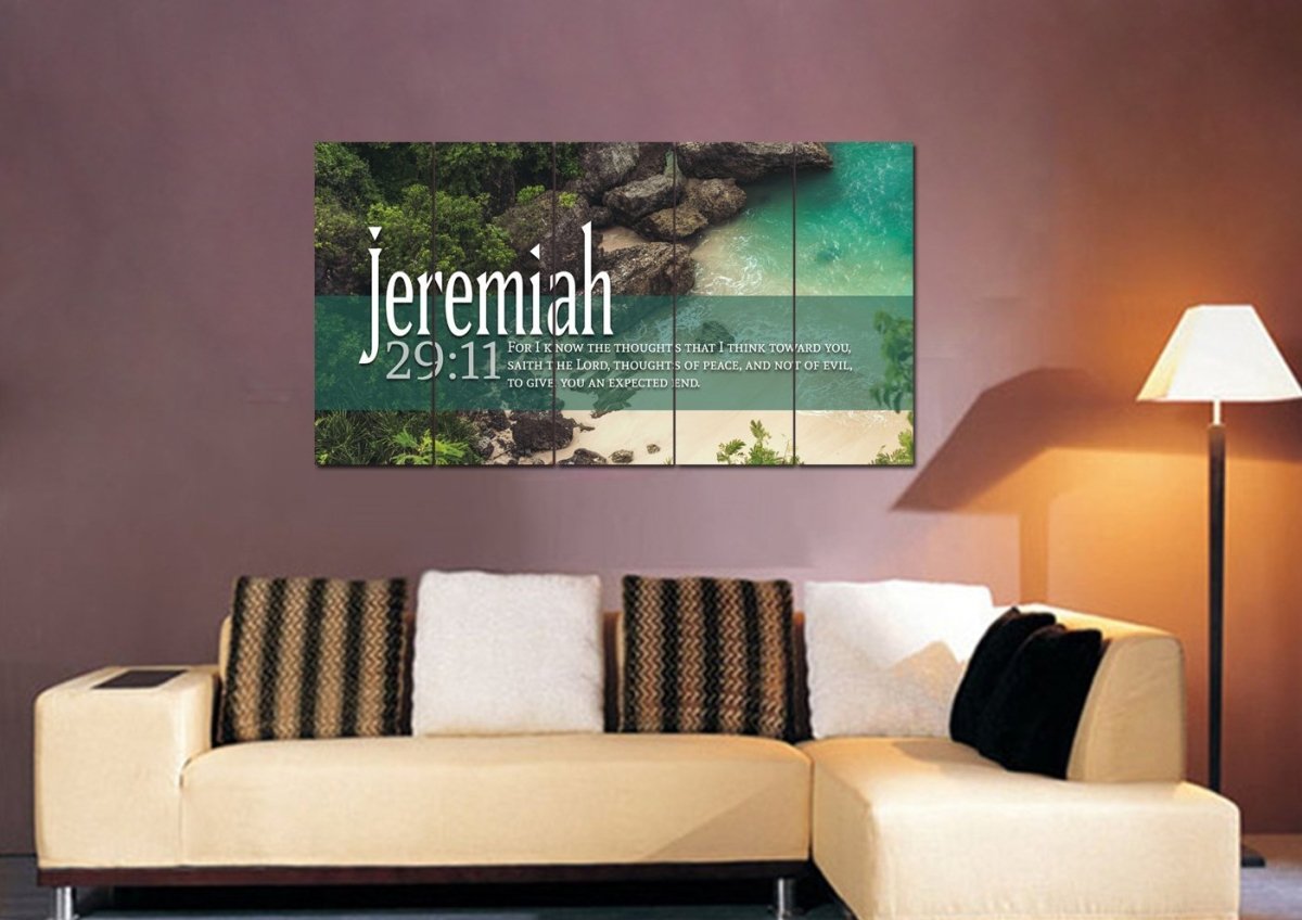 Jeremiah 2911 Kjv #12 Bible Verse Canvas Wall Art - Christian Canvas Wall Art