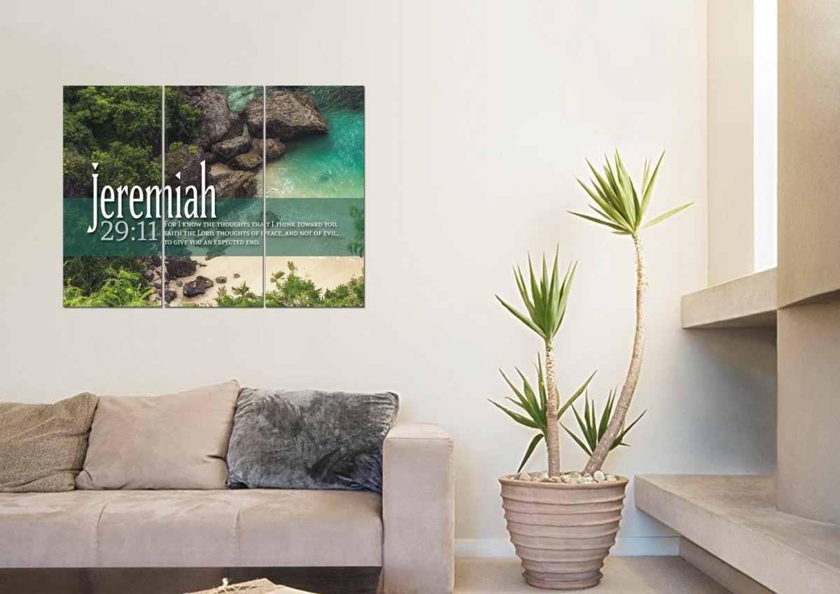 Jeremiah 2911 Kjv #12 Bible Verse Canvas Wall Art - Christian Canvas Wall Art