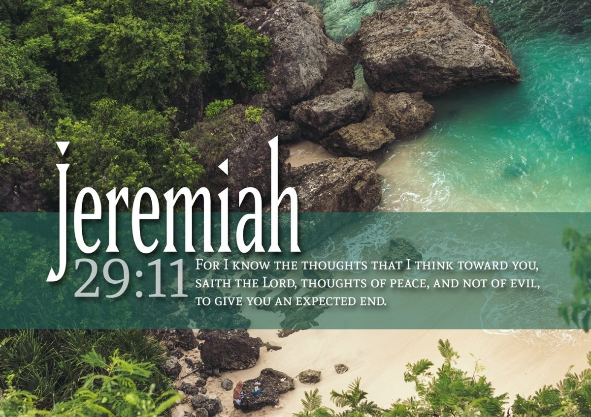 Jeremiah 2911 Kjv #12 Bible Verse Canvas Wall Art - Christian Canvas Wall Art