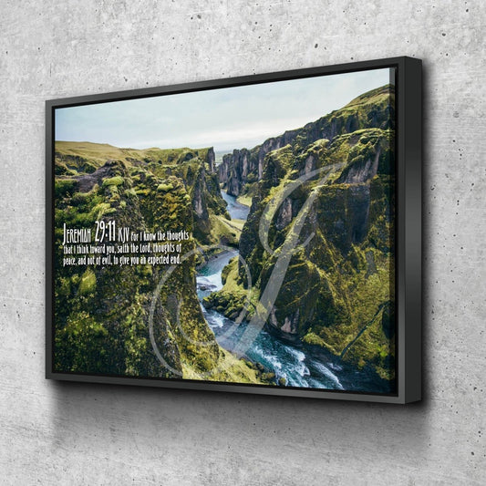 Jeremiah 2911 Kjv #14 Bible Verse Canvas Wall Art - Christian Canvas Wall Art