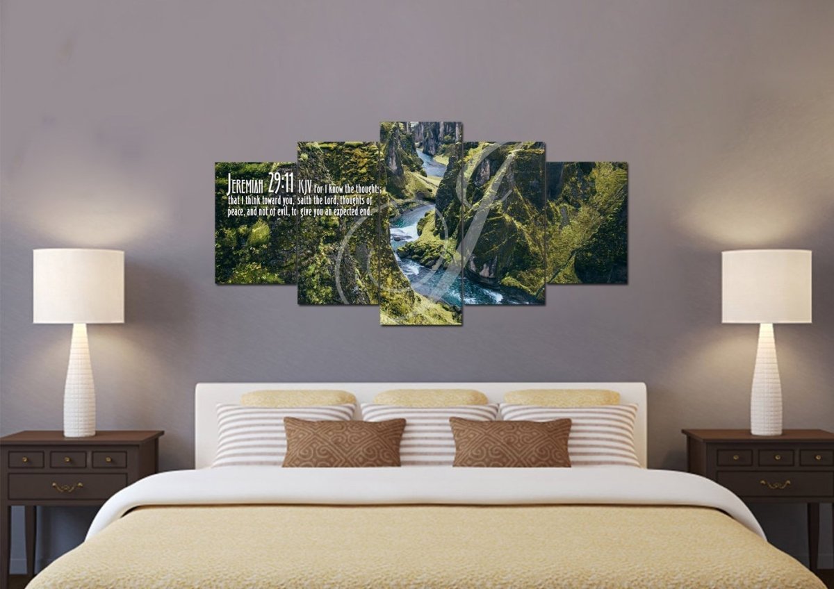 Jeremiah 2911 Kjv #14 Bible Verse Canvas Wall Art - Christian Canvas Wall Art