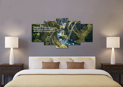 Jeremiah 2911 Kjv #14 Bible Verse Canvas Wall Art - Christian Canvas Wall Art