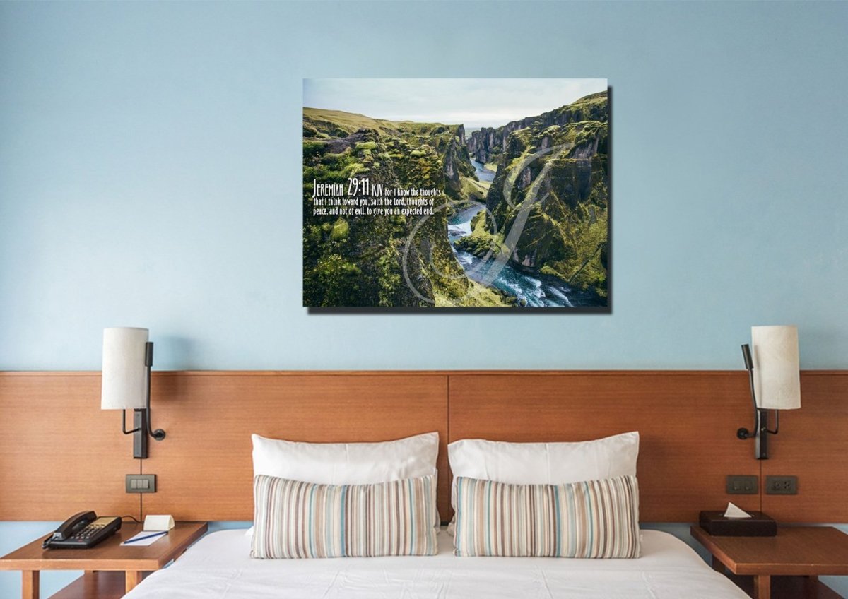 Jeremiah 2911 Kjv #14 Bible Verse Canvas Wall Art - Christian Canvas Wall Art