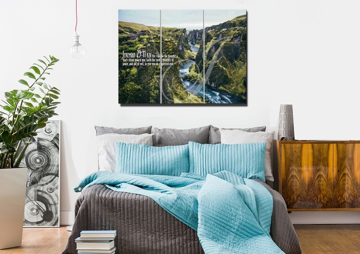 Jeremiah 2911 Kjv #14 Bible Verse Canvas Wall Art - Christian Canvas Wall Art