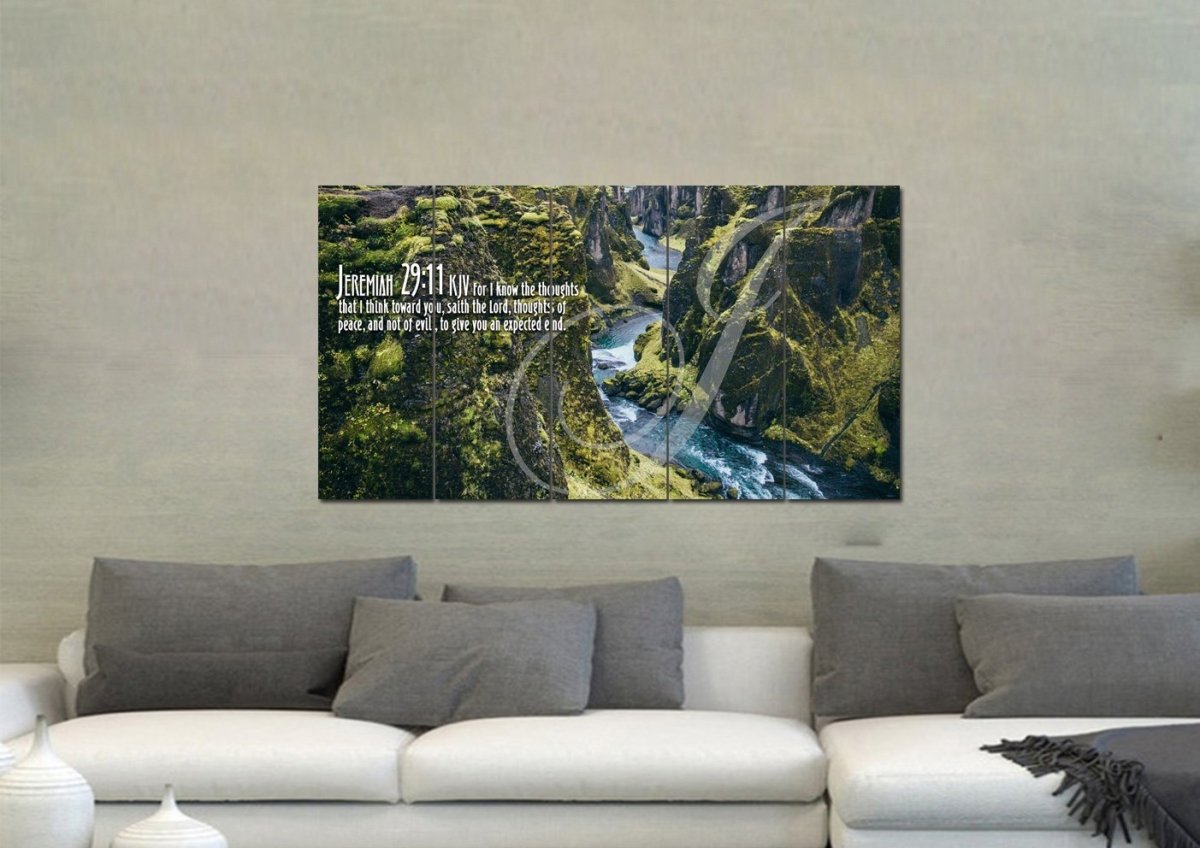 Jeremiah 2911 Kjv #14 Bible Verse Canvas Wall Art - Christian Canvas Wall Art