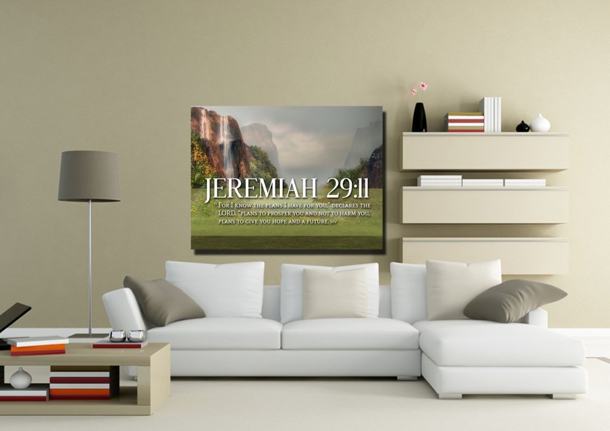 Jeremiah 2911 Kjv #6 Bible Verse Canvas Wall Art - Christian Canvas Wall Art