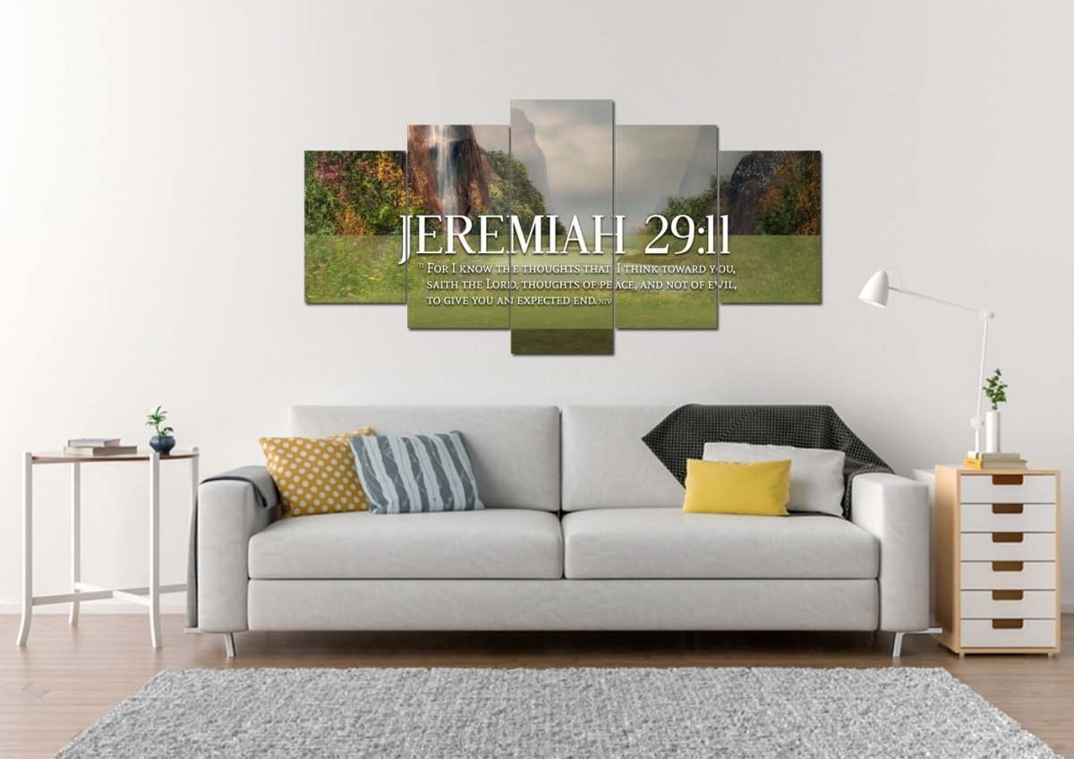 Jeremiah 2911 Kjv #6 Bible Verse Canvas Wall Art - Christian Canvas Wall Art