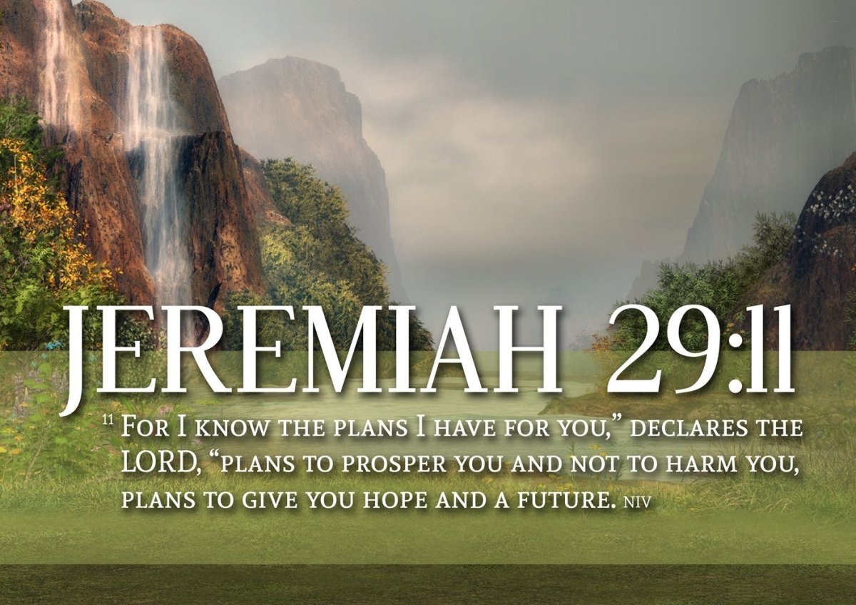 Jeremiah 2911 Kjv #6 Bible Verse Canvas Wall Art - Christian Canvas Wall Art