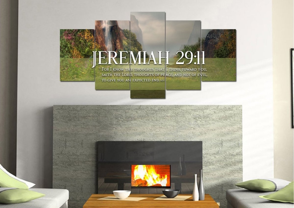 Jeremiah 2911 Kjv #6 Bible Verse Canvas Wall Art - Christian Canvas Wall Art