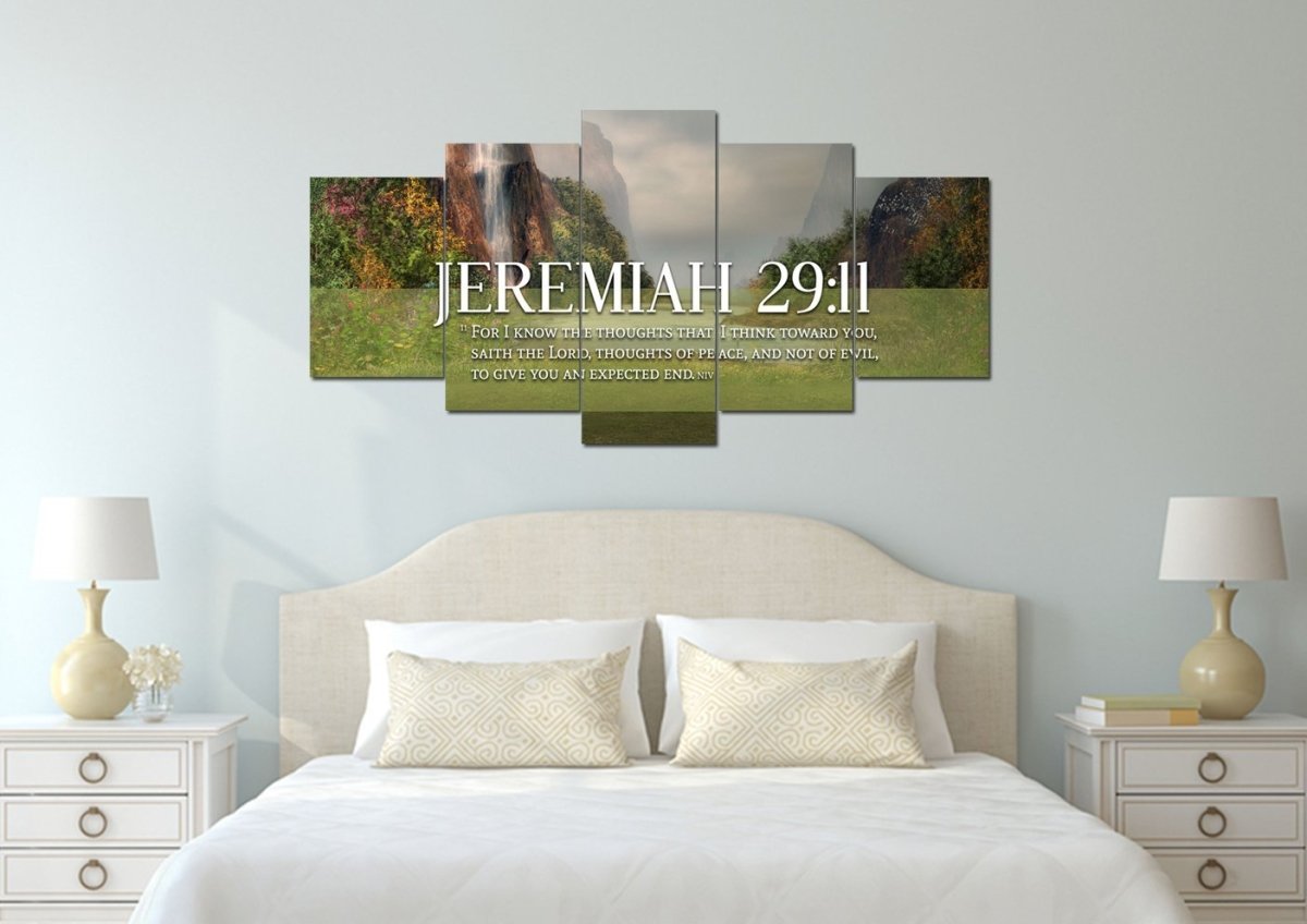 Jeremiah 2911 Kjv #6 Bible Verse Canvas Wall Art - Christian Canvas Wall Art