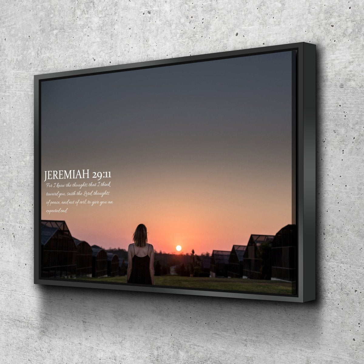 Jeremiah 2911 Kjv #7 Bible Verse Canvas Wall Art - Christian Canvas Wall Art