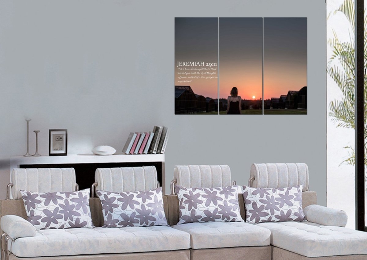 Jeremiah 2911 Kjv #7 Bible Verse Canvas Wall Art - Christian Canvas Wall Art