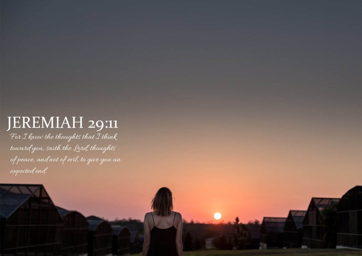 Jeremiah 2911 Kjv #7 Bible Verse Canvas Wall Art - Christian Canvas Wall Art