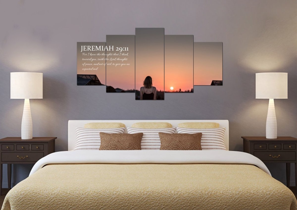 Jeremiah 2911 Kjv #7 Bible Verse Canvas Wall Art - Christian Canvas Wall Art