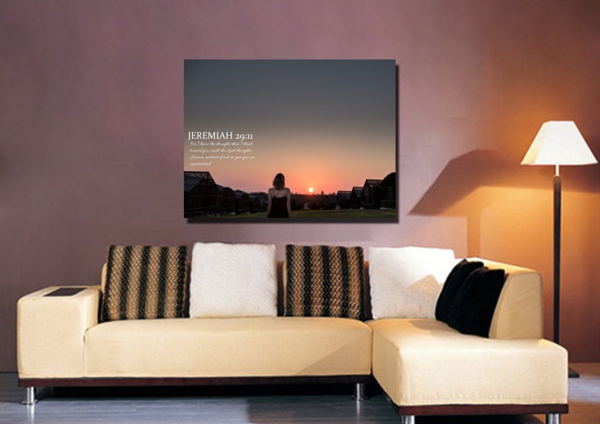 Jeremiah 2911 Kjv #7 Bible Verse Canvas Wall Art - Christian Canvas Wall Art