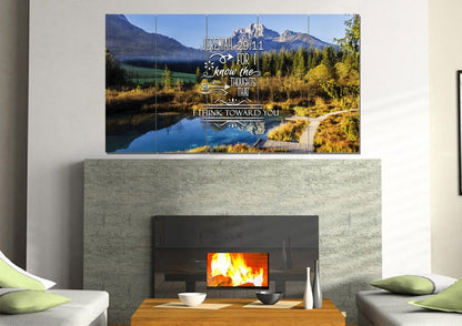 Jeremiah 2911 Kjv #8 Bible Verse Canvas Wall Art - Christian Canvas Wall Art