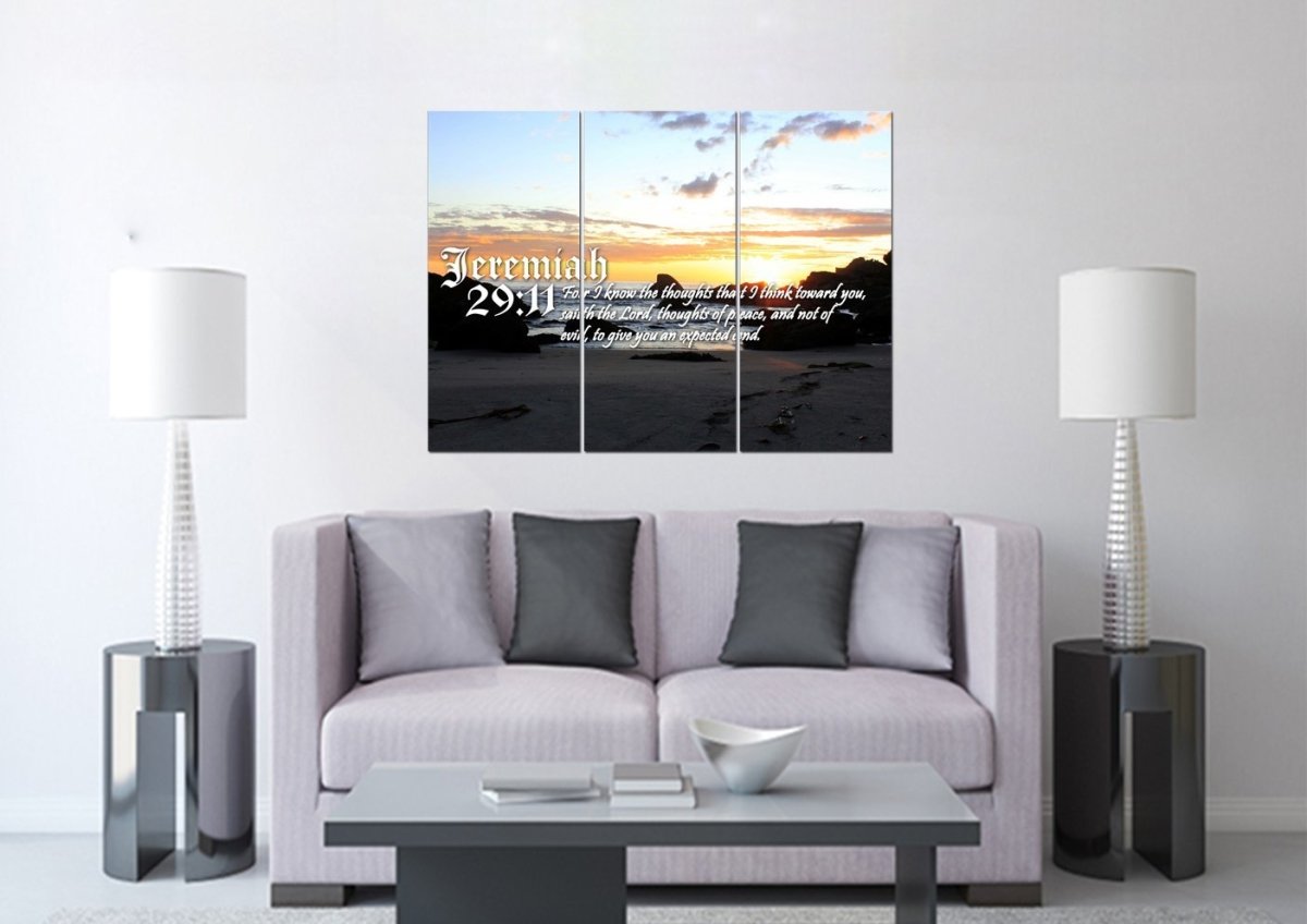 Jeremiah 2911 Kjv Bible Verse Canvas Wall Art - Christian Canvas Wall Art