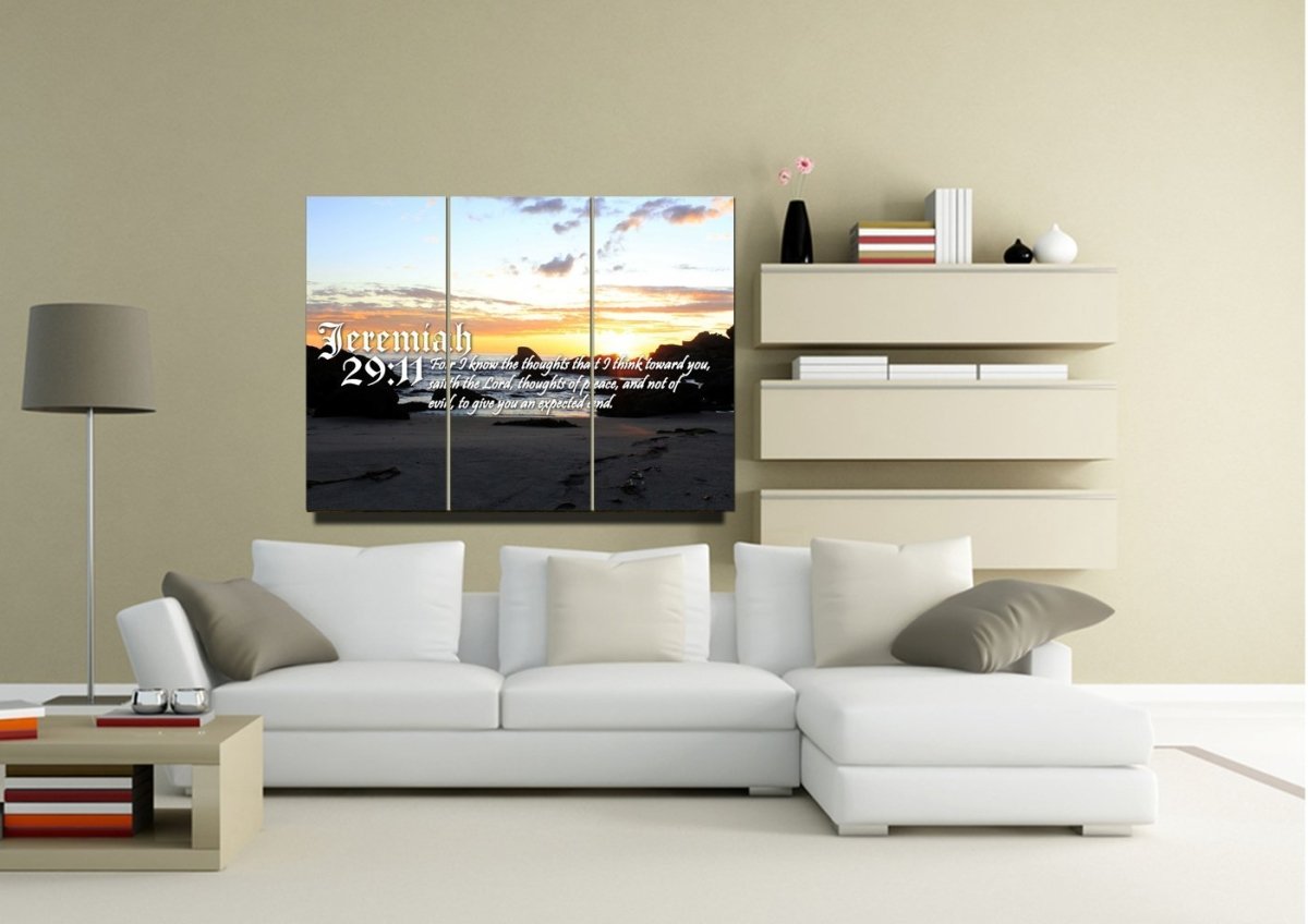 Jeremiah 2911 Kjv Bible Verse Canvas Wall Art - Christian Canvas Wall Art