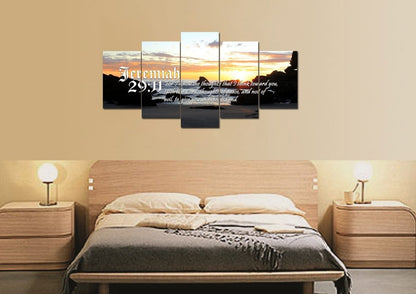 Jeremiah 2911 Kjv Bible Verse Canvas Wall Art - Christian Canvas Wall Art