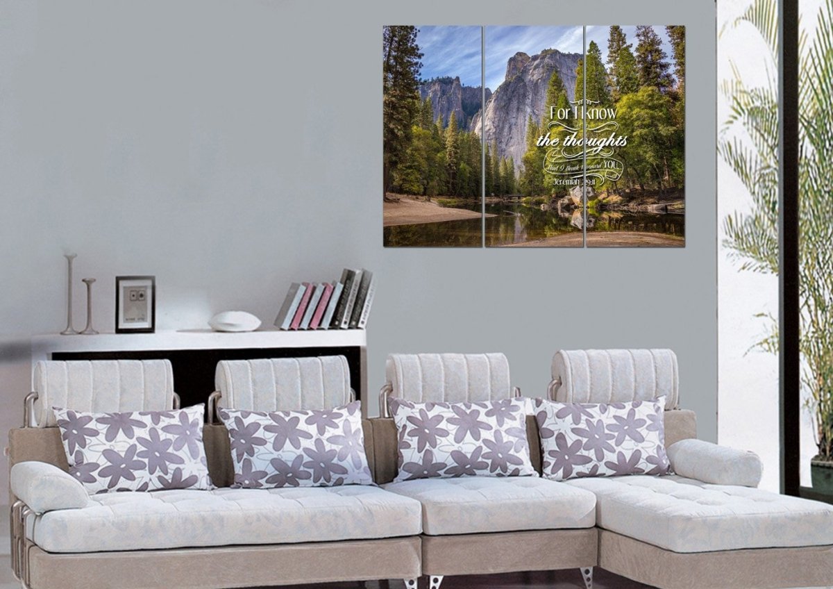 Jeremiah 2911 Kjv Bible Verse Canvas Wall Art