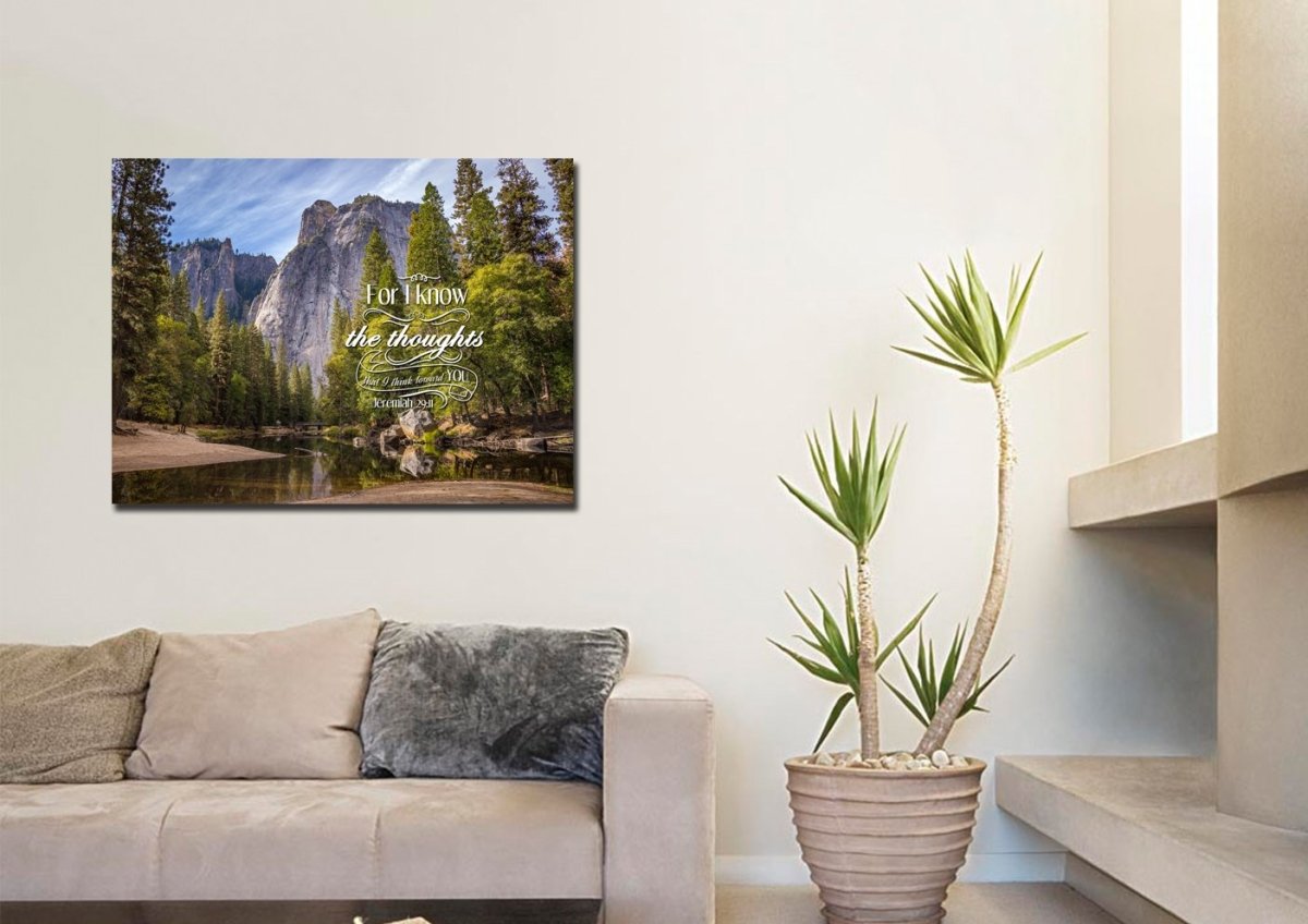 Jeremiah 2911 Kjv Bible Verse Canvas Wall Art