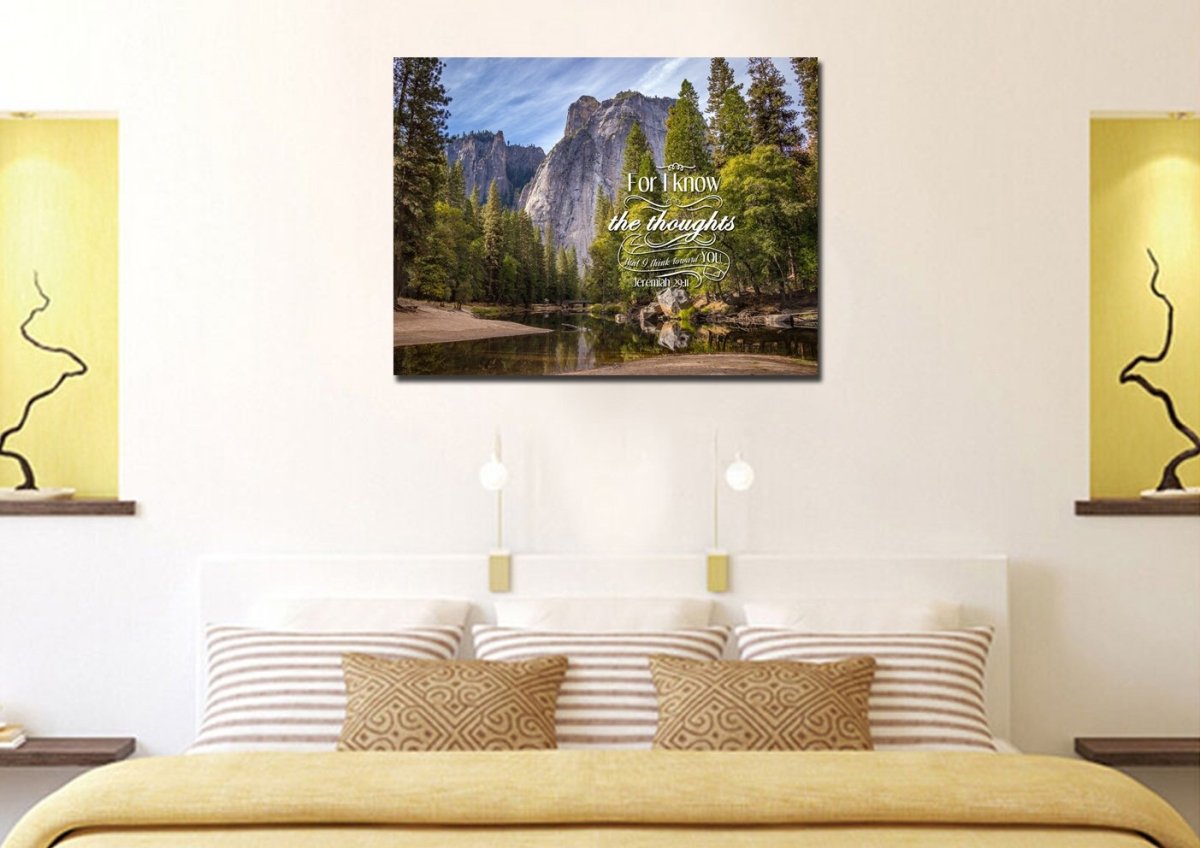 Jeremiah 2911 Kjv Bible Verse Canvas Wall Art