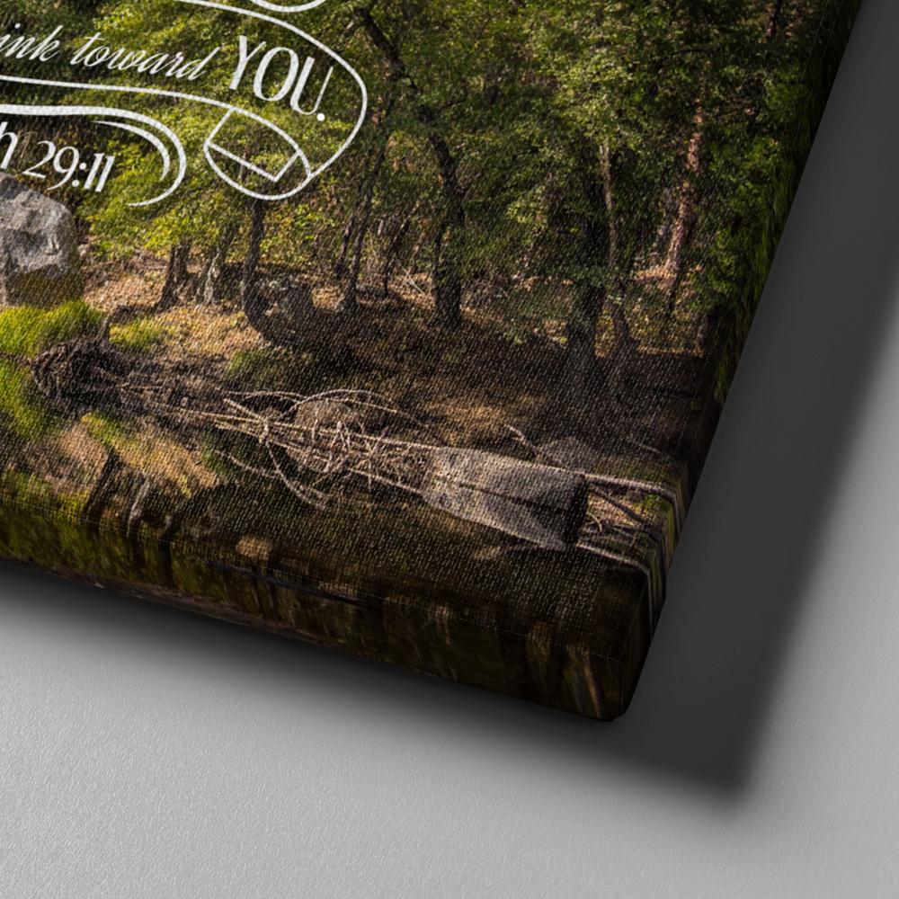 Jeremiah 2911 Kjv Bible Verse Canvas Wall Art