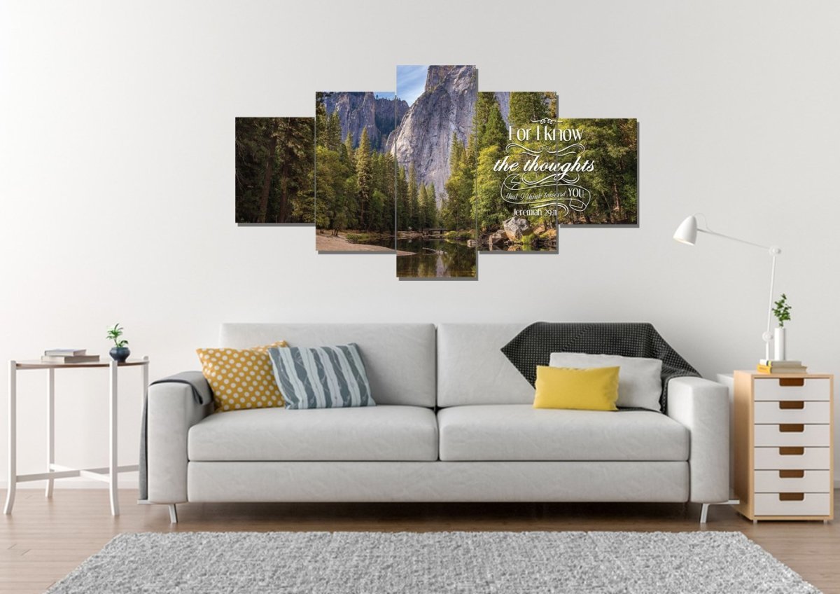 Jeremiah 2911 Kjv Bible Verse Canvas Wall Art