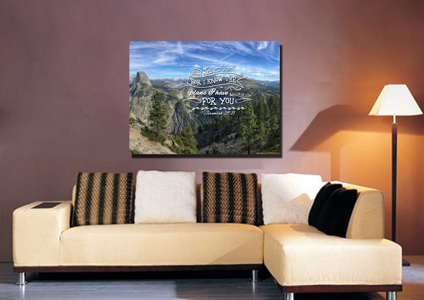 Jeremiah 2911 Niv #2 Bible Verse Canvas Wall Art - Christian Canvas Wall Art